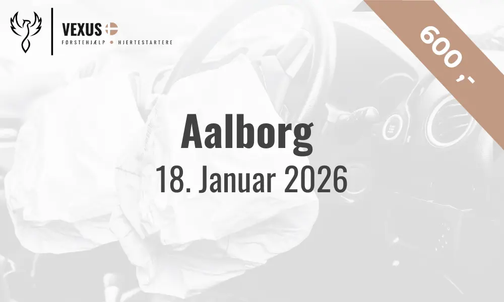 Billede med dato for Førstehjælpskursus i Aalborg d. 18. januar 2026
