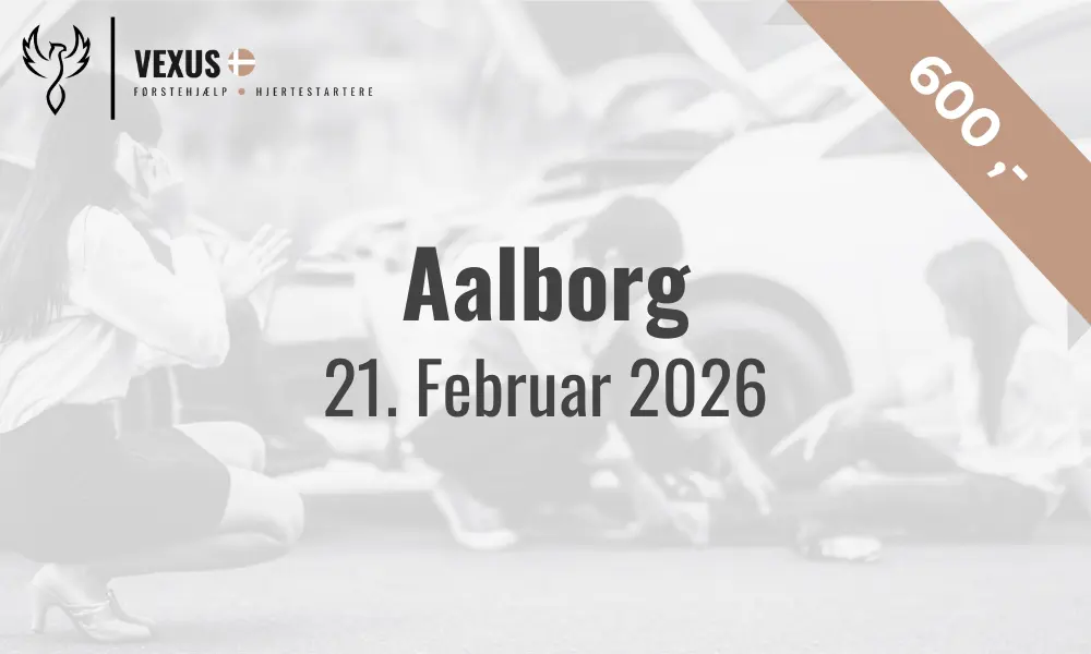 Billede med dato for Førstehjælpskursus i Aalborg d. 21. februar 2026
